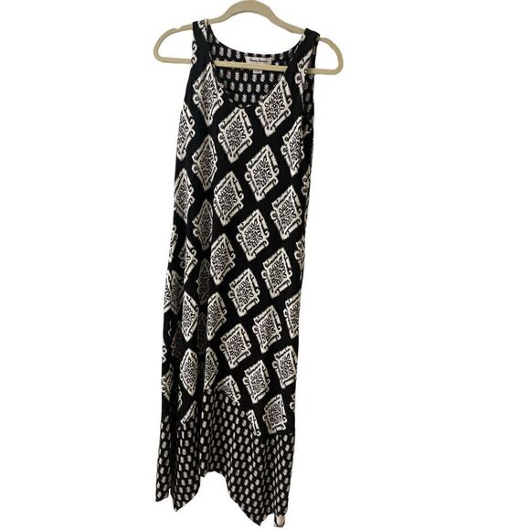 Tommy Bahama maxi dress black & white sz Small - Picture 1 of 3